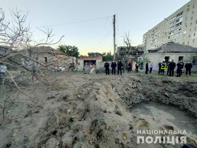 ракетній удар в Новобаварском районе Харькова